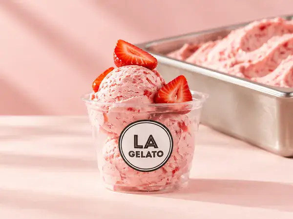 Gelato stroberi