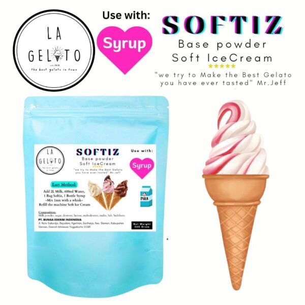SOFTIZ bubuk untuk ± 3 L adonan