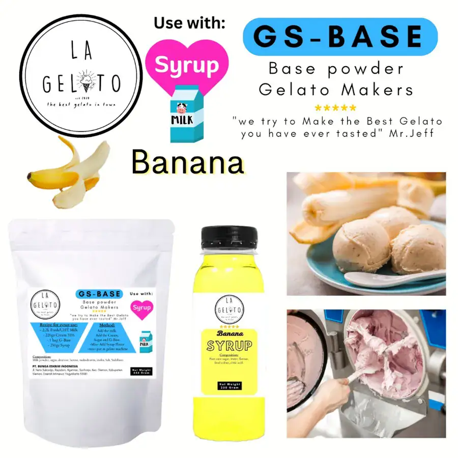 GS-BASE dengan sirup banana