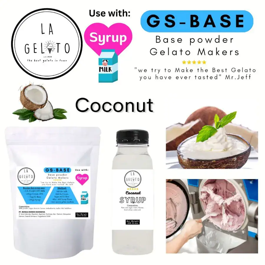 GS-BASE dengan sirup coconut
