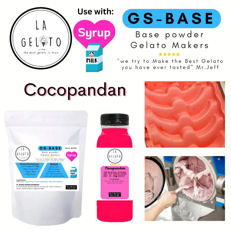 GS-BASE dengan sirup cocopandan