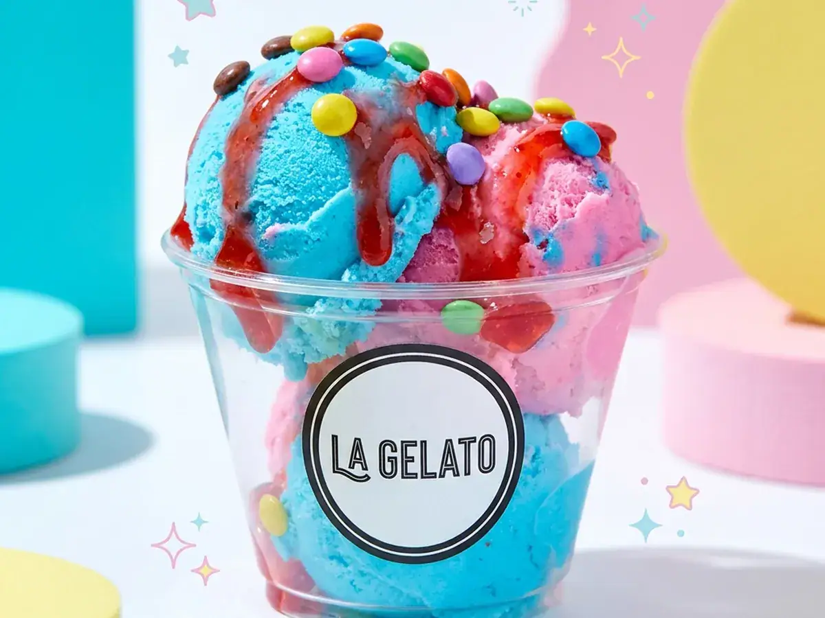 Cup es krim Bubble Gum Kids La Gelato