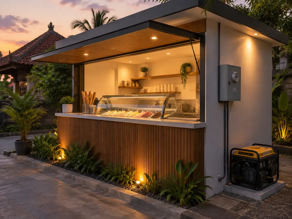 Sebelum buka usaha gelato: cek daya listrik PLN dan siapkan genset
